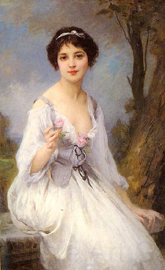 Charles-Amable Lenoir The Pink Rose Spain oil painting art